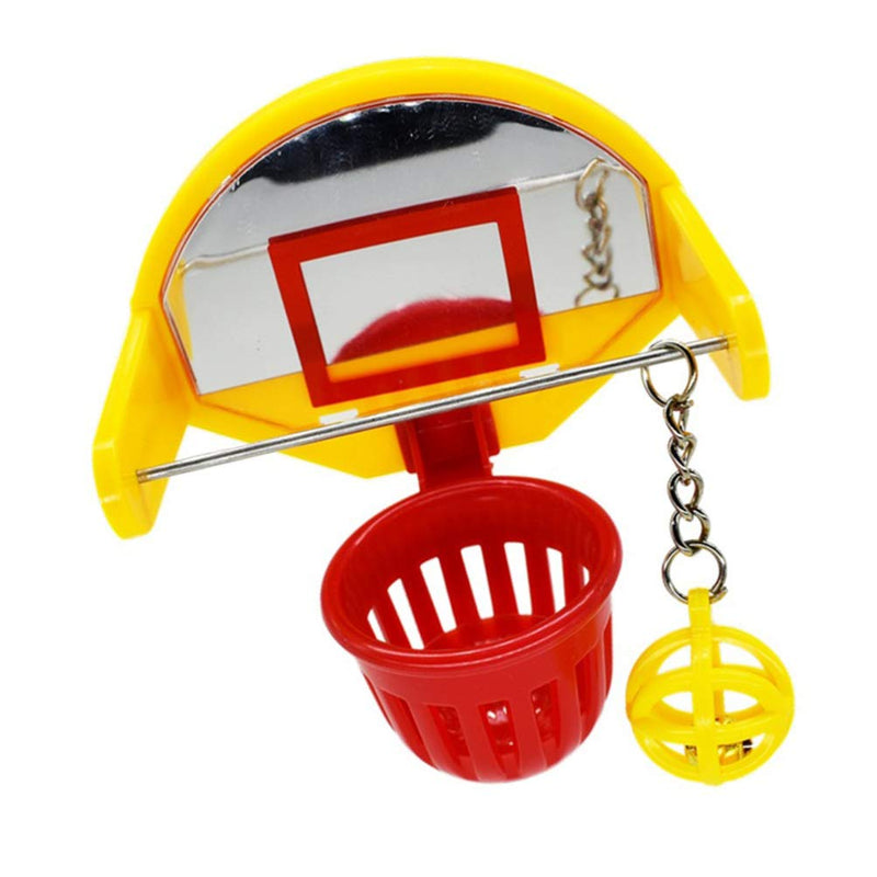 VILLCASE Bird Intellective Toy-Mini Basketball Toys Funny Parrot Training Toys Chew Activity Toy Cage Accessories for Budgie Parakeet Canary - PawsPlanet Australia