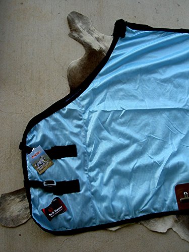 CHALLENGER Horse Flysheet Summer Spring Airflow Mesh Turquoise 7301 60" - PawsPlanet Australia