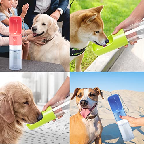 Esing Dog Water Bottle Dispenser,Water Bottle for Dogs,Portable Dog Water Bottles for Walking Travel Pet Doggie Drinking Cup 15oz - PawsPlanet Australia