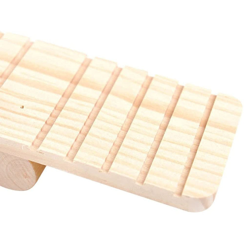 ANCLLO Swing Seesaw Toy for Pet Hamsters, Wooden Chew Climbing Pet Cage Accessories for Chinchilla Ferrets Rodents Small Animals, Gift for Small Animals, Mouse, Rats, Chinchilla, Gerbils - PawsPlanet Australia