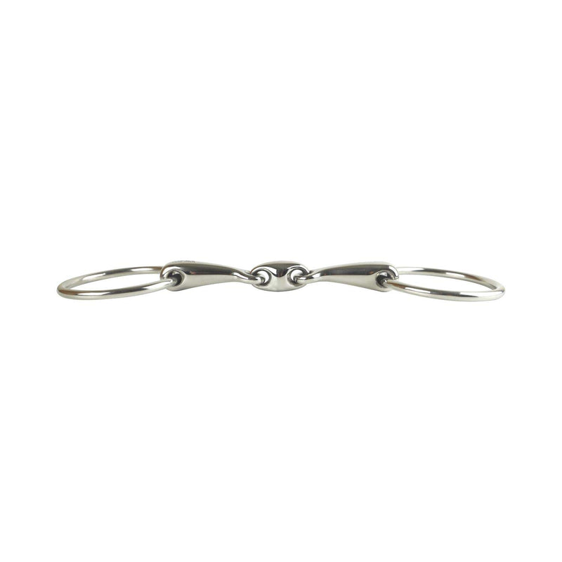 AK Loose Ring Lozenge with Angled Shape in Stainless Steel AKRS-2622 (5.25", Silver) 5.25" - PawsPlanet Australia