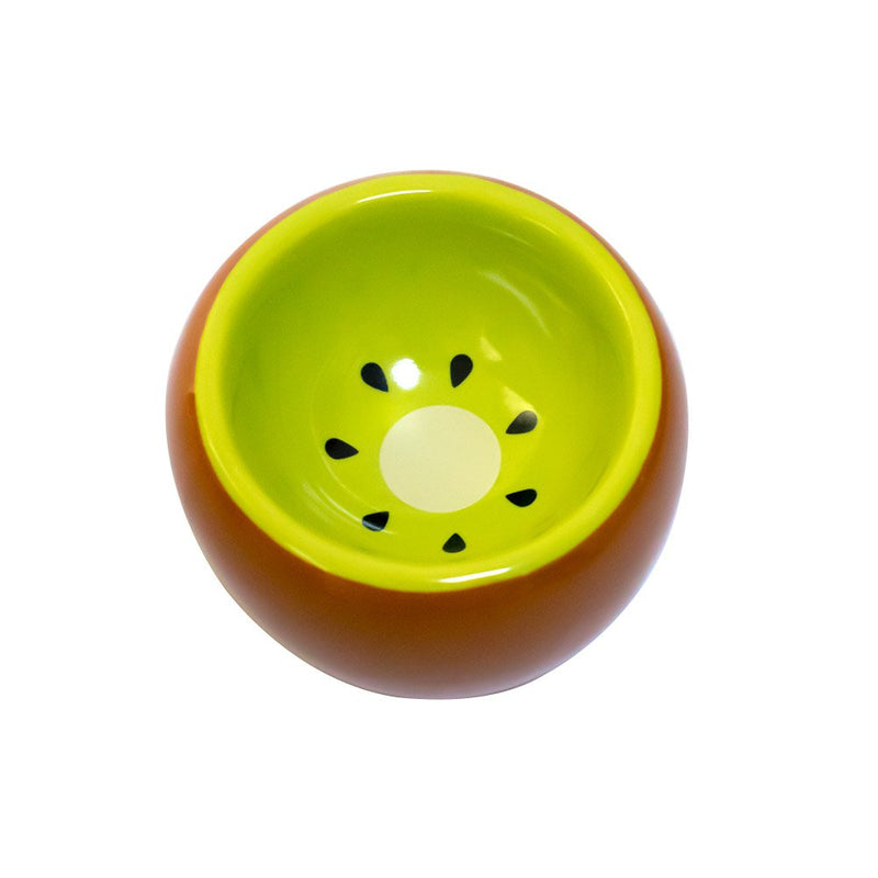 [Australia] - OMEM Hamster Bowl Ceramic Prevent Tipping Moving and Chewing Wonderful Food Dish for Small Rodents Gerbil Hamsters Mice Guinea Pig Cavy Hedgehog and Other Small Animals Kiwi 