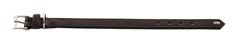 HUNTER WALLGAU dog collar, leather, 30 XS, dark brown 30 (XS) - PawsPlanet Australia