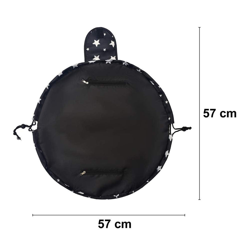 Lazy Drawstring Makeup Bags, Large Capacity Waterproof Travel Portable Cosmetic Bag Pouch Makeup Pouch Storage Organiser for Women Girl (All Star) All Star - PawsPlanet Australia