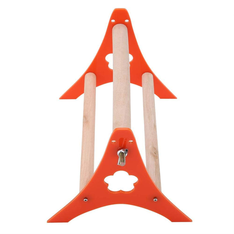 [Australia] - Bird Toy Parrot Tripod Perches Stand Toy Wooden Activity Portable Outdoor Platform Toy for Parrot Cockatiels Large 