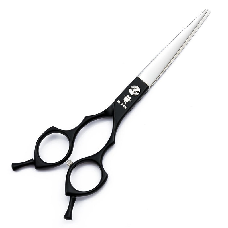 [Australia] - Smith Chu Professional Pet Grooming Scissors Set - 4pcs 440c Stainless Steel Hair Cutting Thinning Chunkers Curved Shears for Dogs Cats with Comb - Best Tools for Trimming,6.5 inch 