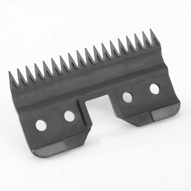 2 pcs Black Fast Feed Ceramic Blades Replacement Blades for Oster Fast Feed Clipper A5 Grooming Clippers Movable Blade 2 Pcs - PawsPlanet Australia