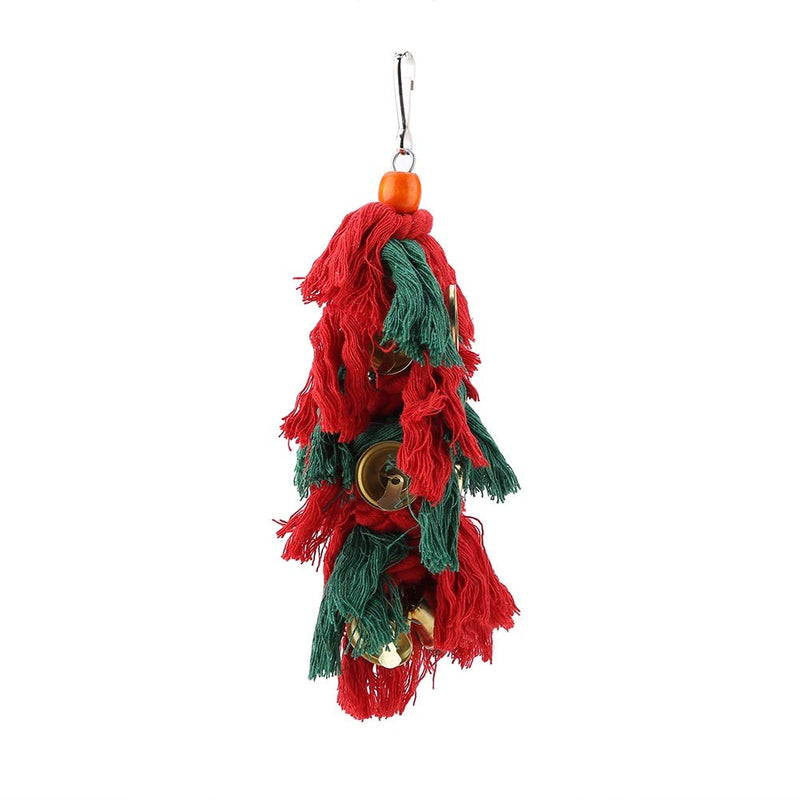 Parrot Cotton Rope Chewing Toys Colorful Bird Chew Bite Toys Parrot Hammock Swing Toy Cage Climbing Hanging Toys - PawsPlanet Australia