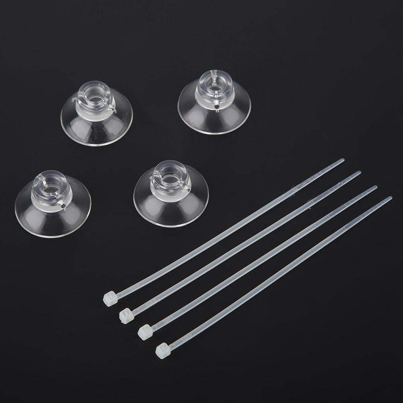 [Australia] - 20Pcs Fish Tank Suction Cups Transparent Aquarium Suction Cups with Cable Ties for Aquarium Fish Tank Grass 