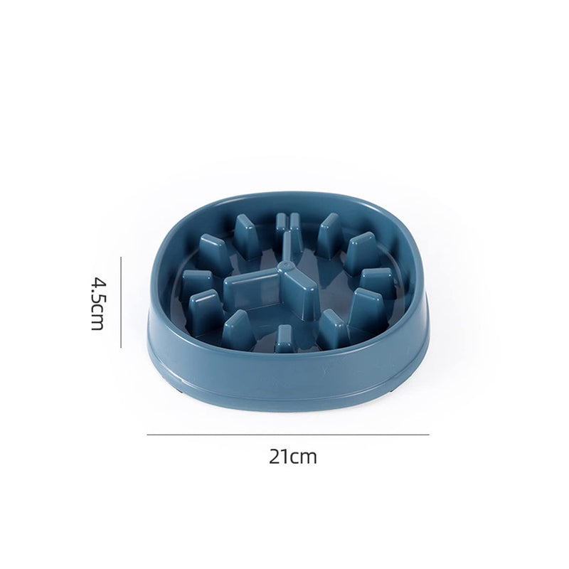 SUOXU Slow Feeder Dog Bowl, Medium Dog Food Bowls Clock Interactive Puzzle Bowls, Slow Food, Bloat Stop, Anti-Swallowing, Extend Eating Time,Prevent Various Diseases Caused by Eating too Fast Blue - PawsPlanet Australia