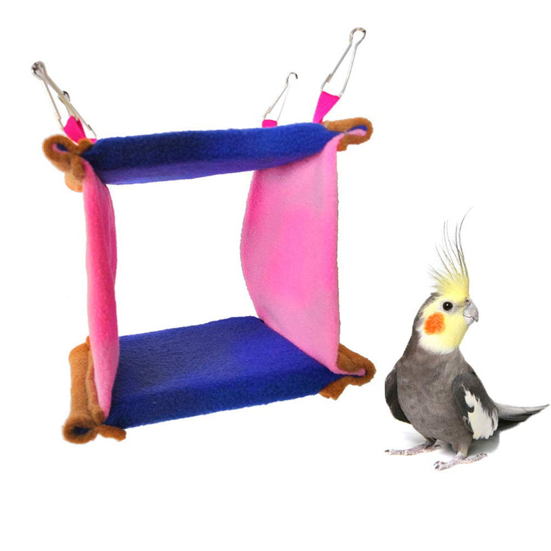 [Australia] - Keersi Bird Nest House Bed Hammock Toy for Parakeet Cockatiel Cockatoo Conure Lovebird African Grey Amazon Eclectus Parrot Cage Perch Stand Medium 