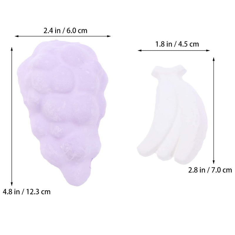 POPETPOP 2Pcs Chinchilla Ledges-Lava Ledge Teeth Grinding Mineral Stone for Hamsters Rabbits Rats Mouse Squirrels Chew Toys (Random Color) - PawsPlanet Australia