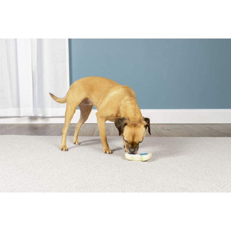 PetSafe Bundle Busy Buddy Forever Bone Dog Chew Toy, Treat Holding Dog Toy for Strong Chewers, Hard Wearing and All Natural Rawhide Treat Refill for Busy Buddy, Medium Refills - PawsPlanet Australia