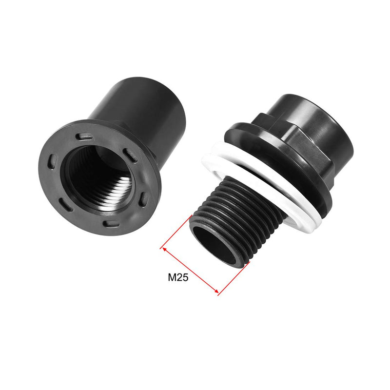 [Australia] - uxcell 3/4 ID PVC Aquarium Water Pipe Connector Joint Straight Tubes Hose Connector Fish Tanks Accessories 
