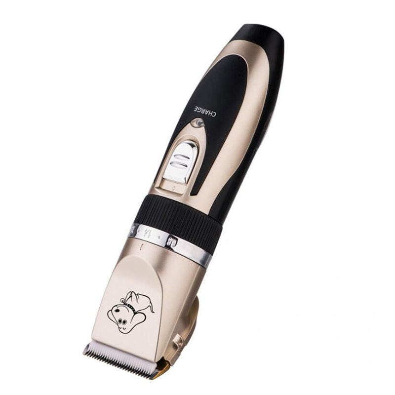 Otstar Dog Clippers, Rechargeable Cordless Dog Grooming Clipper Kit for Dogs Cats and Other Animals with Stainless Steel Comb and Scissors, Low Noise Low Vibration Dog Shaver (Black and Gold) Black and Gold - PawsPlanet Australia