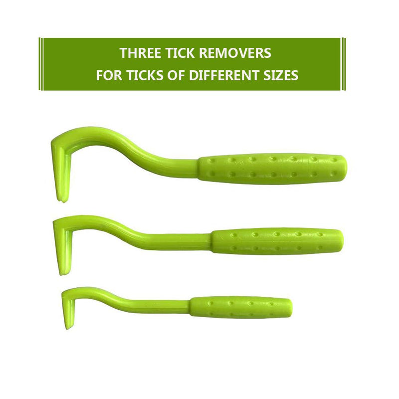 NatureAqua Tick Remover, Tick Removal Tools for Dogs Cats and Humans | Removes Entire Head & Body | Pain-Free Tic Remover | 100% Chemical-Free Tick Hook | Pack of 3 - PawsPlanet Australia