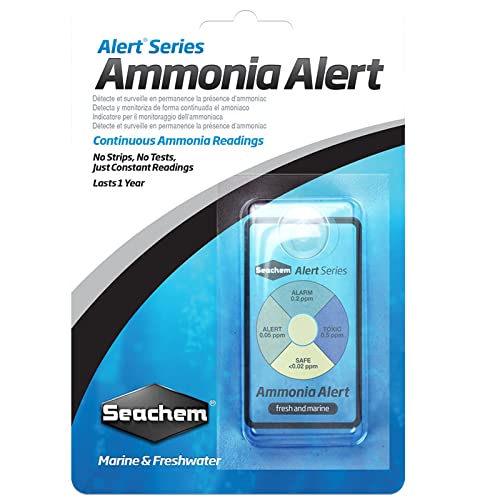 Seachem AMMONIA ALERT TEST KIT AMMONIA MONITOR MARINE FRESH AQUARIUM FISH TANK - PawsPlanet Australia