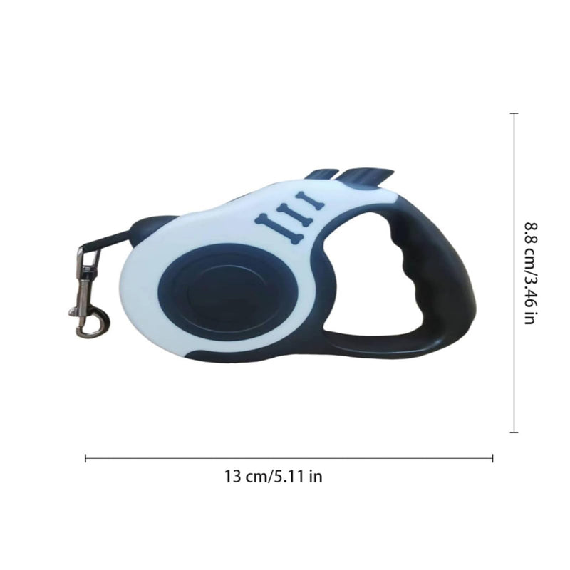 Retractable leash for dogs with non-slip, retractable leash with anti-slip handle, tangle-free retractable dog leash, retractable leash with safe braking system, retractable dog leash 5m - PawsPlanet Australia