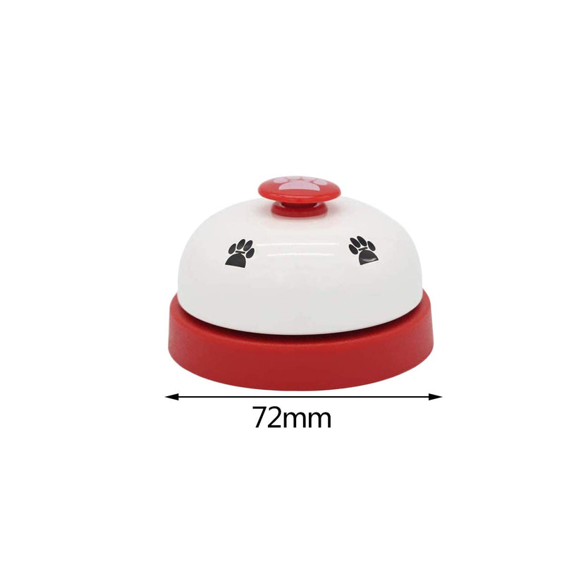 JieGuanG Pet Doorbells, 2 PCS Pet Training Bells for Potty Toilet Training and Eating Communication (Red and Black) - PawsPlanet Australia