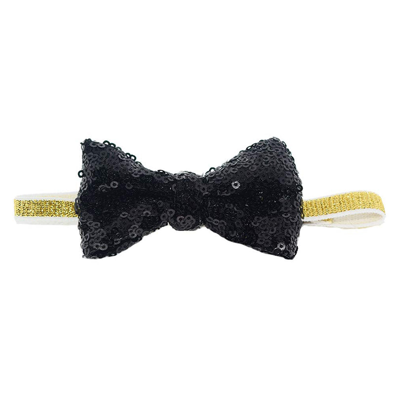 [Australia] - Perktail Cute Pet Birthday Crown Hat and Bow tie Collar Set for Dog Cat Birthday Party Supplies Gold 