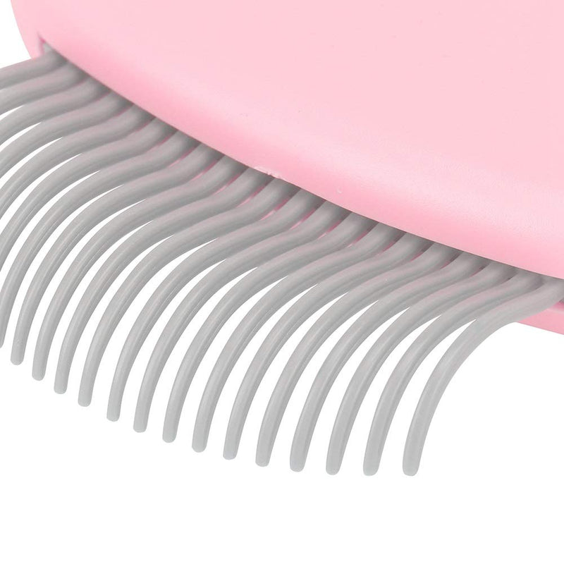 Broco Comb Grooming Brush Dog, Dematting Comb Massage Relaxing Cat Comb Grooming Hair Removal Shedding Cleaning Brush(Pink) - PawsPlanet Australia