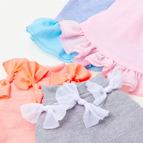 [Australia] - Small Mini Dog Skirt Dress, Mini Dog Fashion Cute Skirt Dress, Chiffon Ribbon, Gray, S, Ducie Japan Design 