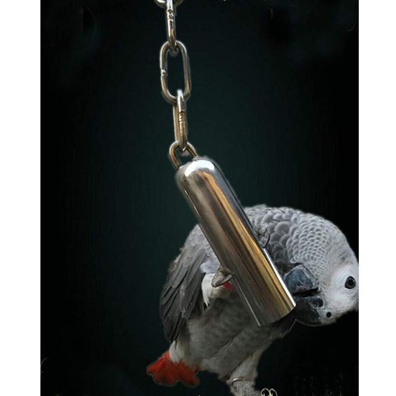 HPiano Stainless Steel Bell Toys For Parrots 2 pcs, Stainless Steel Bells Toy with Sweet Sound for Bird Parrot Macaw African Greys Cockatoo Parakeet Cockatiels - PawsPlanet Australia