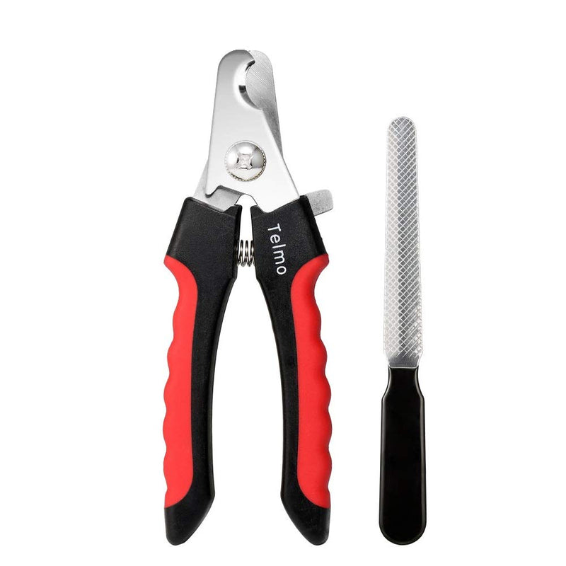 [Australia] - TeImo Professional Dog Nail Clippers and Trimmer with Safety Guard on Razor Sharp Blades and Nail File 