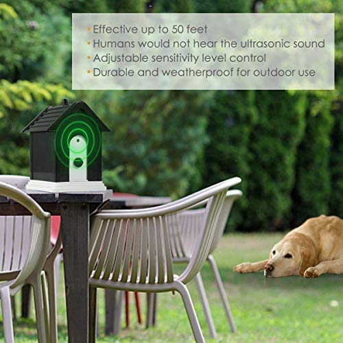 Geohee Anti Barking Device,Bark Box Outdoor Device with Adjustable Ultrasonic Level Control Safe for Small Medium Large Dogs, Sonic Bark Deterrents, Bark Control Device - PawsPlanet Australia