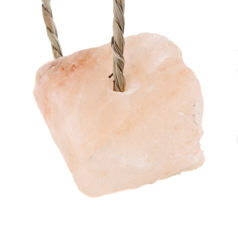 Esbuyfu 2 Pack Natural Himalayan Rock Small Animals Salt Lick on a Rope Chew Treat Toy - PawsPlanet Australia