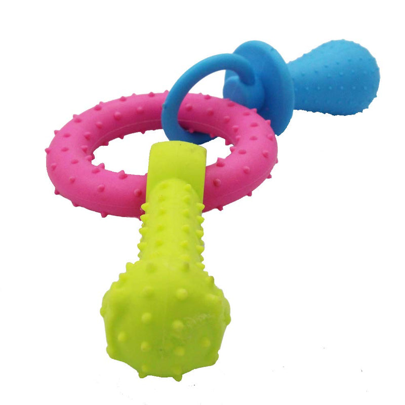 VICSPROT Dog Puppy Toy Teething Chew Toy Rings - PawsPlanet Australia