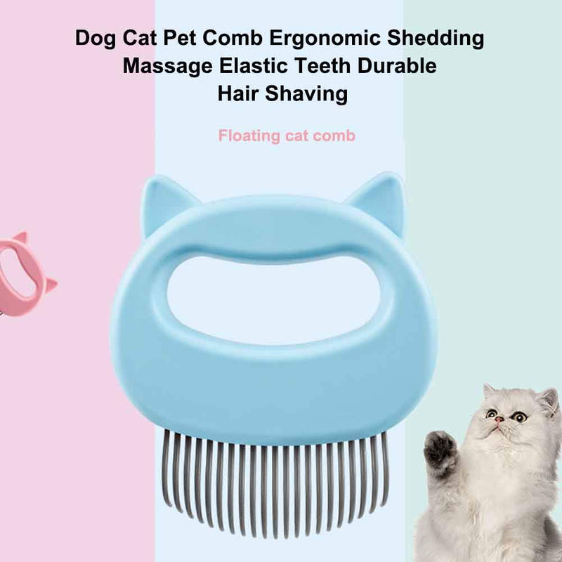 Almabner Pet Comb Dog Cat Pet Ear Shell Comb, Cat-Specific Hair Comb, Softer Pet Hair, Clean Hair, Suitable for Pet Hair Care Pink - PawsPlanet Australia