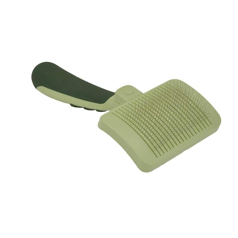 [Australia] - Safari Self-Cleaning Slicker Brush for Dogs Medium 