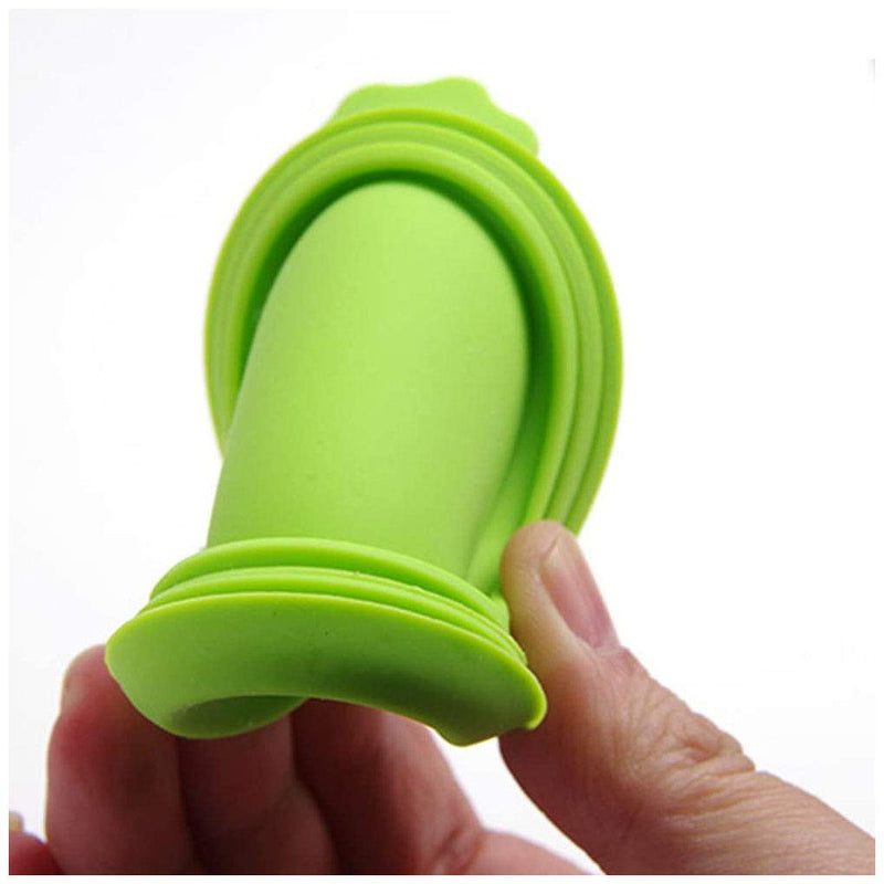 Pet Food Can Covers, 5 Pieces of Silicone Can Lids and Long Handle Feeding Spoon, Food Grade Universal Size Food Cover for Dog Cat Can Food - PawsPlanet Australia