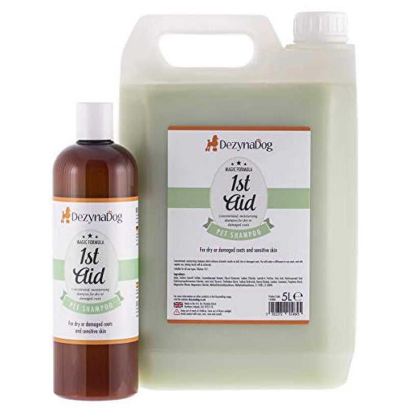 DezynaDog Magic Formula First Aid Pet Shampoo, 5 Litre 5 l (Pack of 1) - PawsPlanet Australia