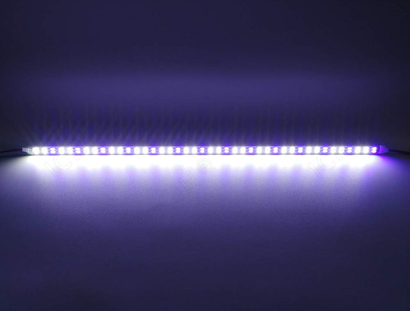 [Australia] - ICIH (Pack-10) Super Bright 0.5M/20" DC12V 0.7A 8W SMD5630 84LED Mixed Color 56White+28Blue Aluminum LED Rigid Strip Light for Freezer,Aquariums,Fish Tank IH-5630-2W1B 56white+28blue Aquarium Light 