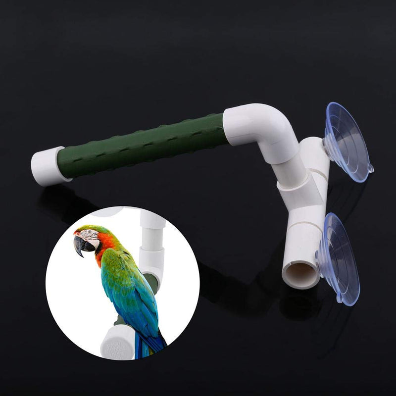 ViaGasaFamido Bird Shower Perch, Bird Perches Parrot Budgie Foldable Suction Cup Window Shower Bath Wall Paw Grinding Stand Toy - PawsPlanet Australia