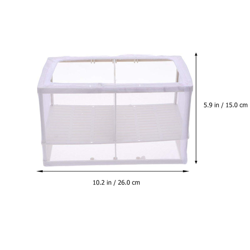 POPETPOP Fish Breeder Net Box for Aquarium - Fish Isolation Breeding Box Large Size Fish Mesh Fish Fry Hatchery Breeder Box for Aquarium Fish Tank - PawsPlanet Australia