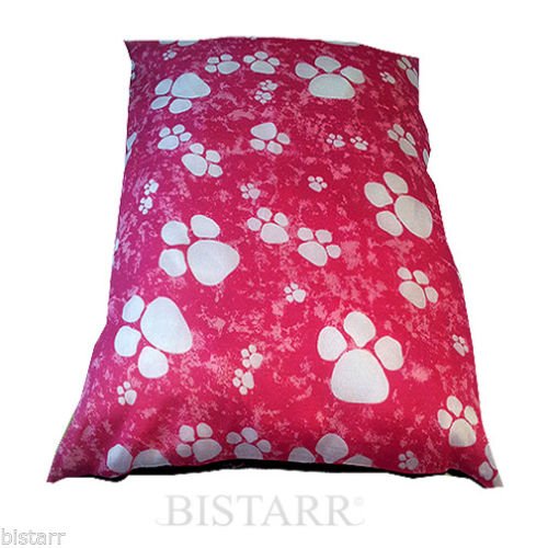 1 Piece LARGE size (27" x 37") DOG BED Pillow ~ Washable Cover with ZIP & Random Designs (COVER + PILLOW) - PawsPlanet Australia
