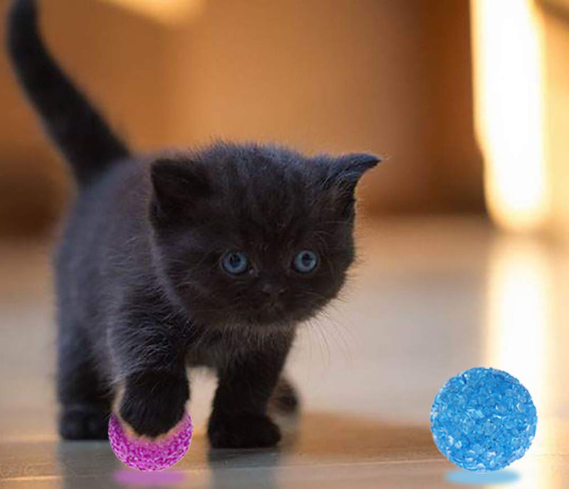 [Australia] - UHKZ Cat Toys Balls with Bells,The Best Cat Toys of Keeps Busy for Cat. Safe and Lightweight Give Your Cat Enjoy a Happy Hour,Pack of 12 