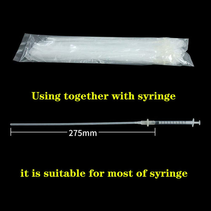 [Australia] - Minelife 30 Pcs 10'' Disposable Artificial Insemination Rods Tube for Dog Goat Sheep Breed Rod Test Tube 