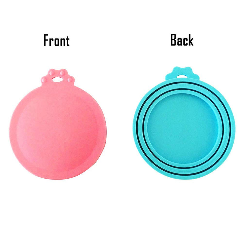 [Australia] - DYBEN Pet Can Covers/Universal BPA Free & Dishwasher Safe/Silicone Pet Food Can Lid Covers 3 pack 