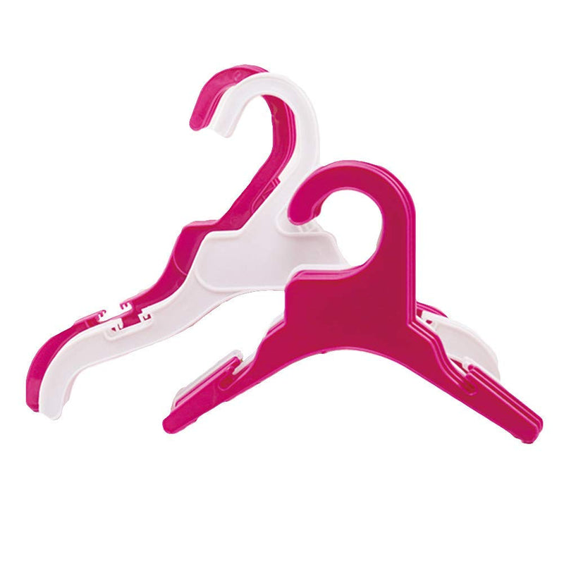 [Australia] - WORDERFUL Pink Plastic Dog Puppy Pet Clothes Rack Hanger White 