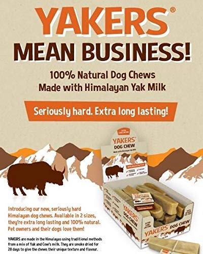 Yakers Dog Chew Medium x 3 - Yak Milk Value Pack of 3 - Save! - PawsPlanet Australia