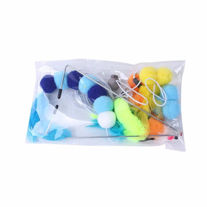 7 pieces cat toy door frames for cats and kittens, cat toy self-occupation hanging door frames, cat toy mice set - PawsPlanet Australia
