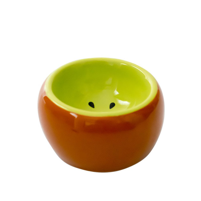 [Australia] - OMEM Hamster Bowl Ceramic Prevent Tipping Moving and Chewing Wonderful Food Dish for Small Rodents Gerbil Hamsters Mice Guinea Pig Cavy Hedgehog and Other Small Animals Kiwi 