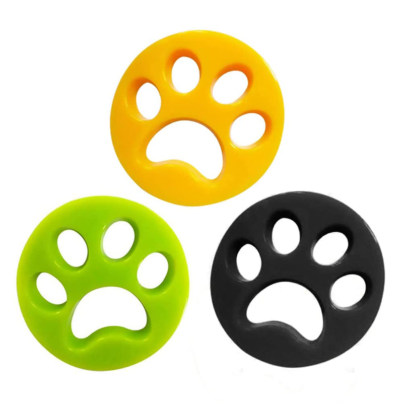 De.Zev Pack of 3 pet hair removers, pet hair removers for laundry, pet hair removers for all pets, cat fur, dog hair, non-toxic reuse lint pet hair remover - PawsPlanet Australia