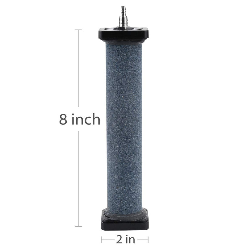 Pawfly 8 inch Air Stone Cylinder Bubbler for Outdoor Pond Circulation System- 2 Pack - PawsPlanet Australia