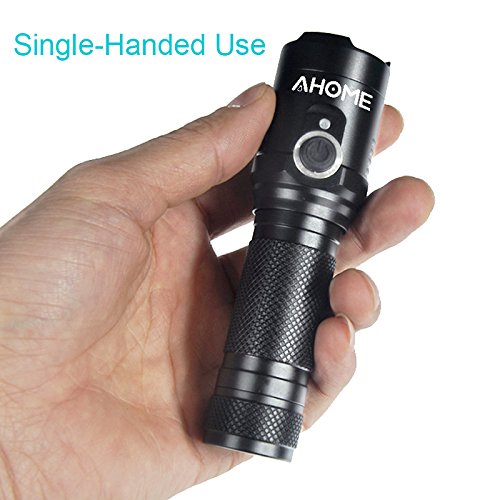 [Australia] - AHOME V1 UV Blacklight Flashlight [Magnetic Base] & [USB Rechargeable] 10W Black Light 395nm Ultraviolet LED Lamp, Scorpion Finder & Pet Urine Detector with 3000mAh Battery and Charging Cable 