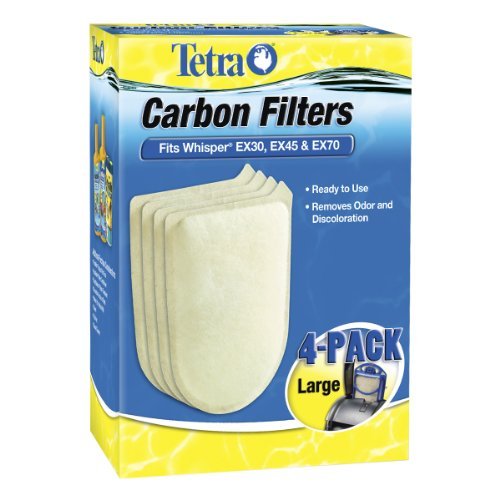 [Australia] - Tetra 26332 Whisper EX Carbon Filter Cartridges, Large, 8-Pack 